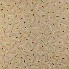 Fishing Khaki - Beige & Taupe Novelty Upholstery Fabric 54 Inches"