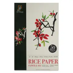 Richeson Rice Paper Pad - 12" x 18", 30 gsm, 50 Sheets