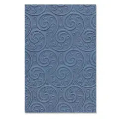 Sizzix 3-D Textured Impressions Embossing Folder - Ornamental Spiral