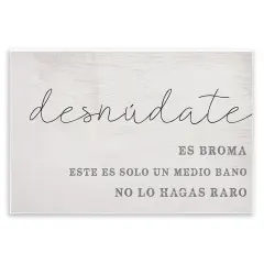 Stupell Industries Solo un Medio Ba&ntilde;o Wall Plaque Art