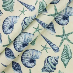 Richloom Solarium NAUTIQUE Outdoor/Indoor Fabric Baltic