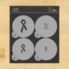 Find the Cure Cookie Stencils | C250 by Designer Stencils | Cookie Decorating Tools |