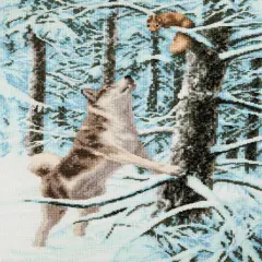 Counted cross stitch kit "New friend"