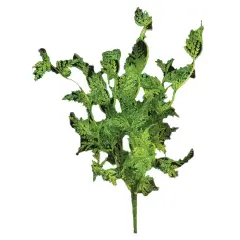 15" Badium Fern Bush Light Green Perfect for Any Room