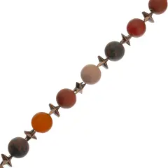 John Bead 10mm Solar System Universe Galaxy 7" Bead Strand Mars