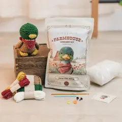 Hearth & Harbor Amigurumi Crochet Kit for Beginners Dale the Duck