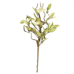 Sage Leaves & Twigs Pick 16"