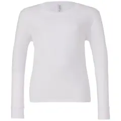 BELLA + CANVAS&reg; Youth Jersey Long-Sleeve T-Shirt WHITE