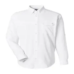 HUK&reg; Men's Tide Point Long Sleeve Shirt White