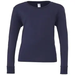 BELLA + CANVAS&reg; Youth Jersey Long-Sleeve T-Shirt NAVY