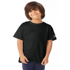 Champion&reg; Youth Short-Sleeve T-Shirt BLACK