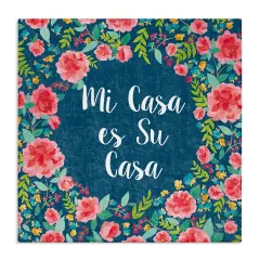 Stupell Industries Su Casa Flores Rosas Canvas Wall Art