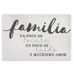 Stupell Industries Familia y Much&iacute;simo Amor Wall Plaque Art