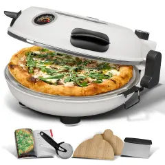 Eatex 12 Inch Countertop Pizza Oven Cream