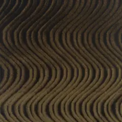 1 Yard Swirl Velvet Flocking Fabric for Upholstery Home Decor Drapery Crafts 58/60" Width Chocolate Brown