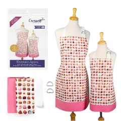 Crosscut Sewing Co.&reg; Apron Sewing Project Kit - Beginner Sewing Kit - Sewing Kit for Kids Candy