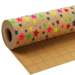 Birthday Wrapping Paper Roll for Kids, 30 Inch x 33 Feet (83 sq. ft)