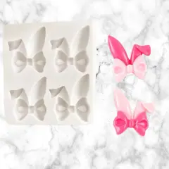 Bunny Ears Quad Bunny Silicone Mold