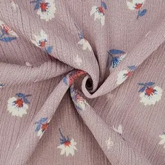 1 Yard Lavender Rayon Crinkle Apparel Fabric 50/52 inches Width