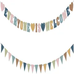 Everyone is Welcome Banner, First Day of School Large Classroom