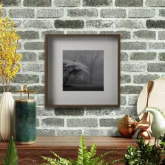 Walnut Effect Deep Frame 19&frac34;" x 19&frac34;" with Safe Plastic Front Protection