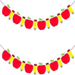 2 Pieces Back to School Banner Decorations