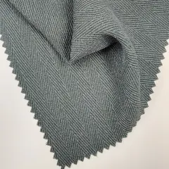 1 Yard Trellis Polyester Suiting Fabric Gray Color 58/60" Width Apparel Fabric