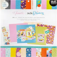Shimelle Live The Dream Project Pad 12"X12"-24 Sheets