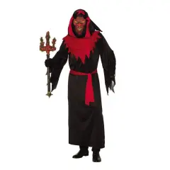 Demon Master Adult Costume Robe, Belt & Mask