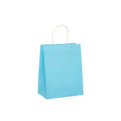 Multi-Purpose Bright Matte Shopping Bag with White Interior 16" x 6" x 12"