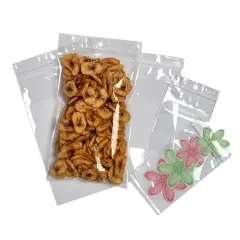 Reclosable Cello Storage Bag with Hang Hole 3" x 5"