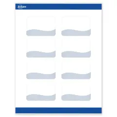 Avery Printable Rectangle Labels with Sure Feed Technology, Pre-Printed Colorful Design, Matte White, 2" x 3", Laser & Inkjet Compatible, 80 Total, Great for Branding, Marketing, and Events