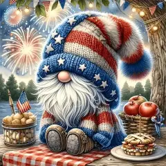 4th of July Diamond Art Painting Kits for Adults