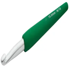 KnitPro Waves Aluminium Crochet Hook-Size N/10.00mm