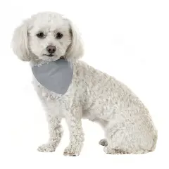 3 Pack Solid Cotton Dog Bandana Triangle Bibs- Small & Medium Pets