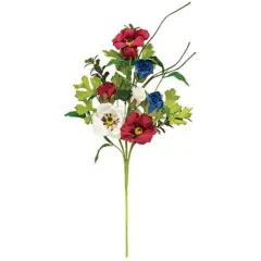 Americana Rose & Poppy Spray