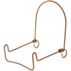 Bard's Adjustable Gold-toned Wire Easel Stand, 7" H x 6" W x 7" D