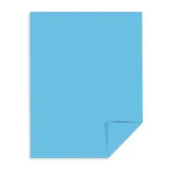 Astrobrights 12" x 12" 80# Cover Sheets Bulk Pack of 100 Lunar blue