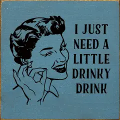 Solid Knotty Pine Coasters Perfect for Drinks and Decor Blue-Black