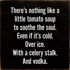 Refreshing Tomato Soup Over Ice with Vodka A Cool Twist on a Classic Recipe Black-White