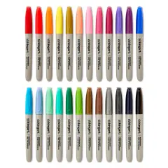 KINGART&reg; Permanent Fine Tip Markers 24 Colors