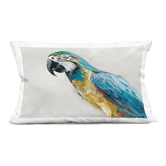 Stupell Industries Polly Parrot Portrait Indoor Pillow, 14 x 7 x 20