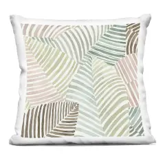Stupell Industries Striped Foliage Illusion Indoor Pillow, 18 x 7 x 18
