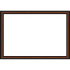 Yale Walnut Framed Dry Erase Magnetic Board