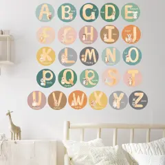 Alphabet Wall Decals for Classroom