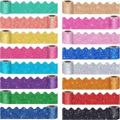 16 Rolls 263 ft Bulletin Board Borders (Cute Color)