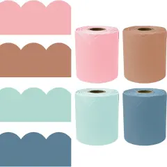 260Ft Rolled Modern Boho Bulletin Board Border Set - 4 Pack