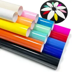 14Pcs Puff Vinyl Heat Transfer, 12"x10"