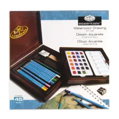 RSET-WPEN1600 | Essentials&trade; 45pc Watercolor Drawing Travel Art Set