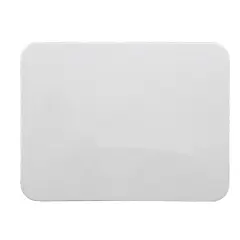 Two-Sided Magnetic Dry Erase Board, Plain/Plain, 9" x 12"